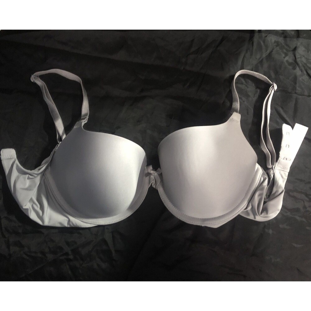 Victoria’s Secret Demi Bra 32D Gray Underwire Adjustable Straps